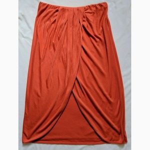 L*SPACE 🍊 Shimmery Orange Resort Wear Skirt